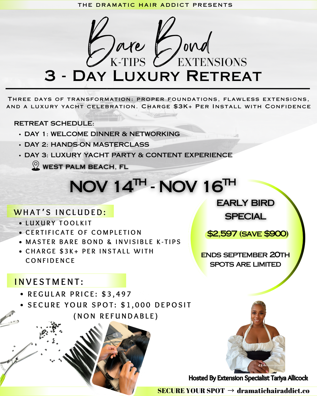 Bare Bond™ K-Tips: 3-Day Luxury Retreat