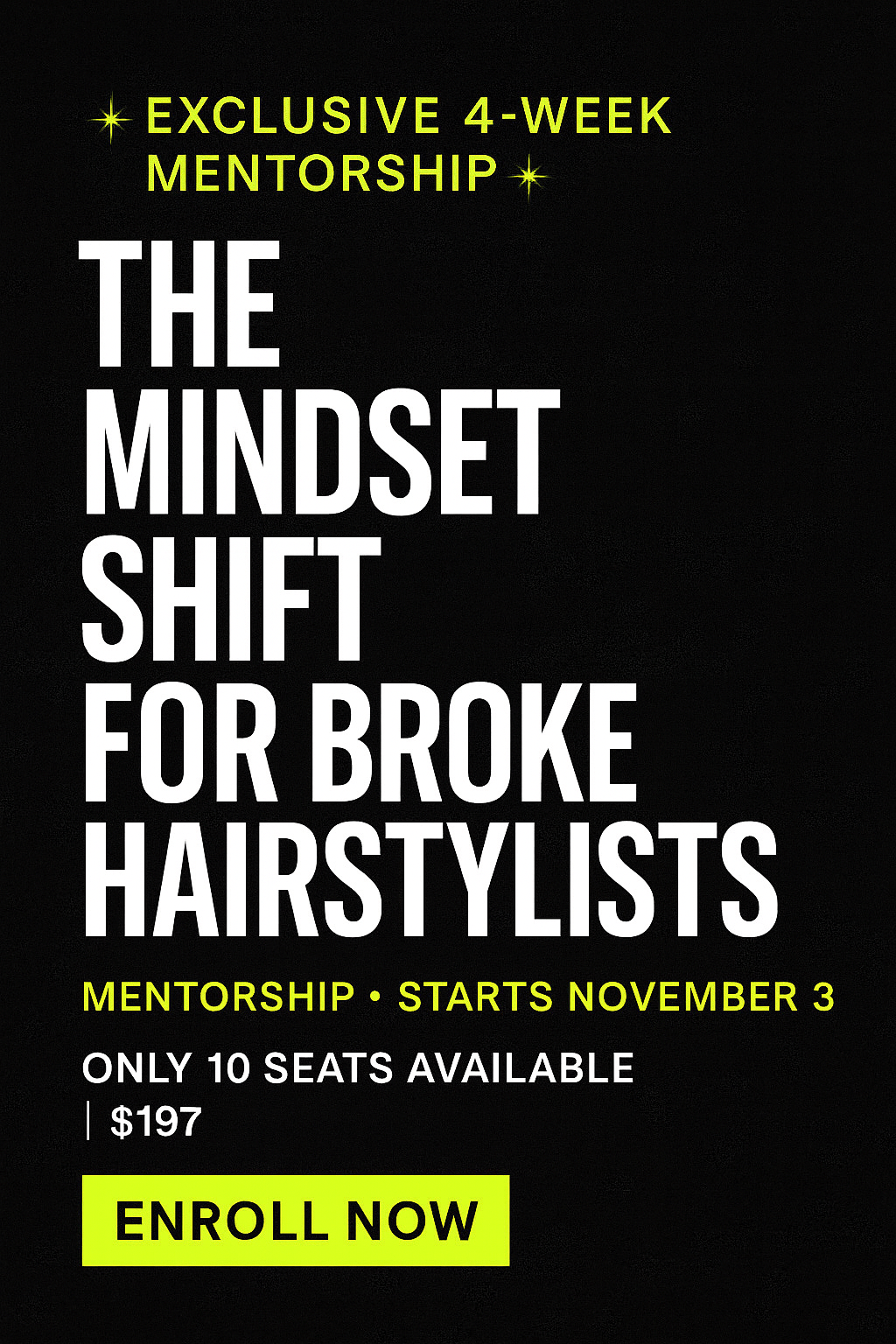 💎The Mindset Shift for Broke Hairstylists